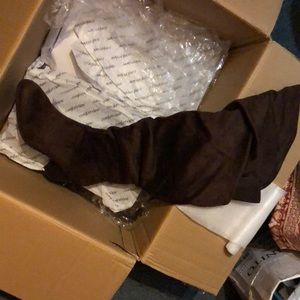 Knee high boots with 2inch heels